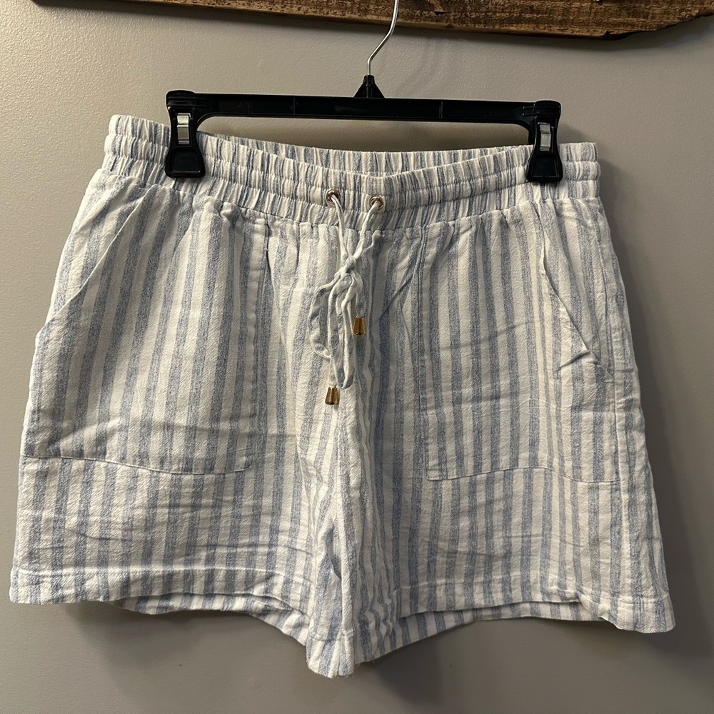 Classic Striped Women's Shorts Size Large